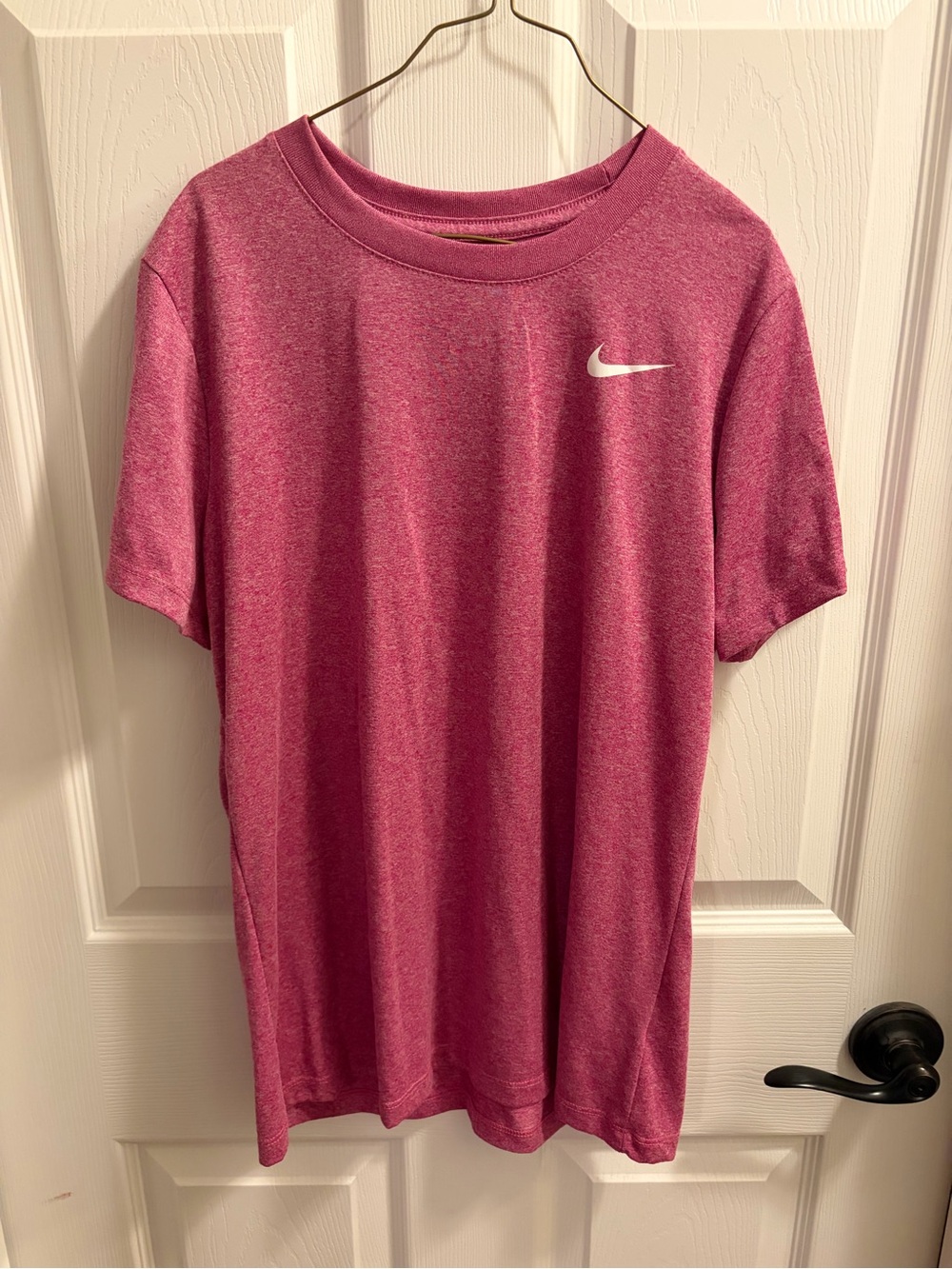 Nike Men’s Heather Magenta Short Sleeve Tee